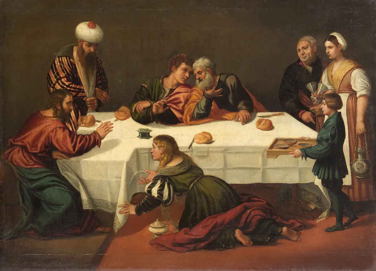Salbung Christi in Bethanien