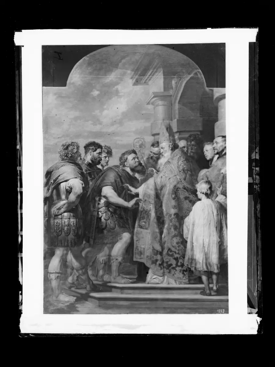 Hl. Ambrosius und Kaiser Theodosius