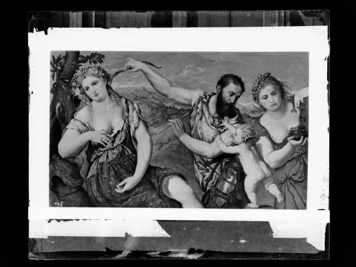 Allegorie (Mars, Venus, Flora und Cupido)