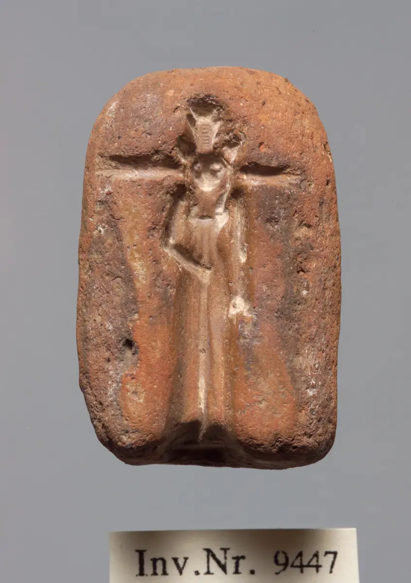 Model für ein Amulett der Göttin Sachmet