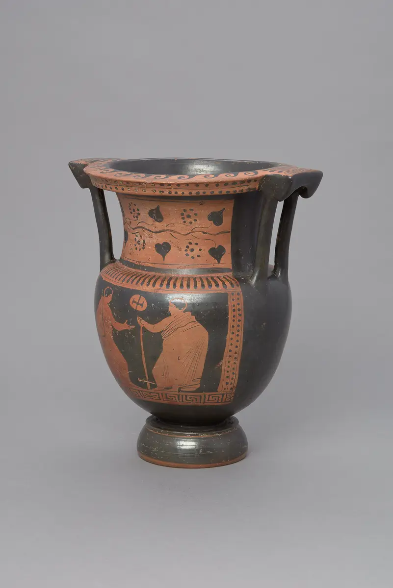 Mänade und Satyr
