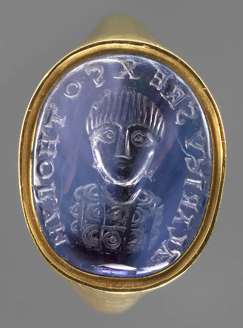 Siegelstein Alarichs II., König der Westgoten