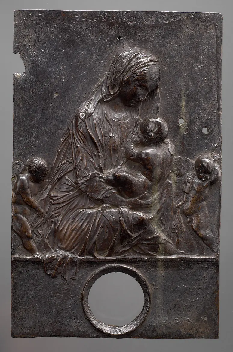 Madonna and Child with Three Angels
