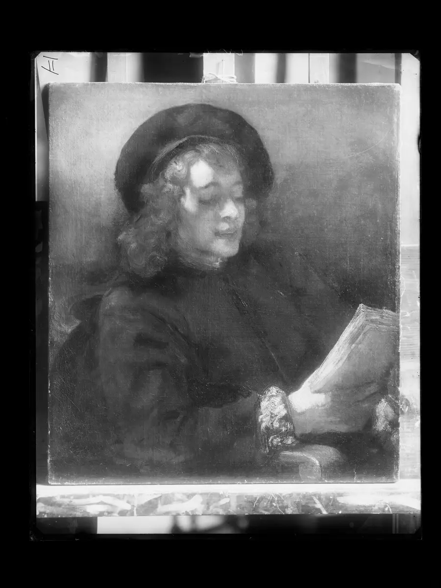 Titus van Rijn, der Sohn des Künstlers, lesend