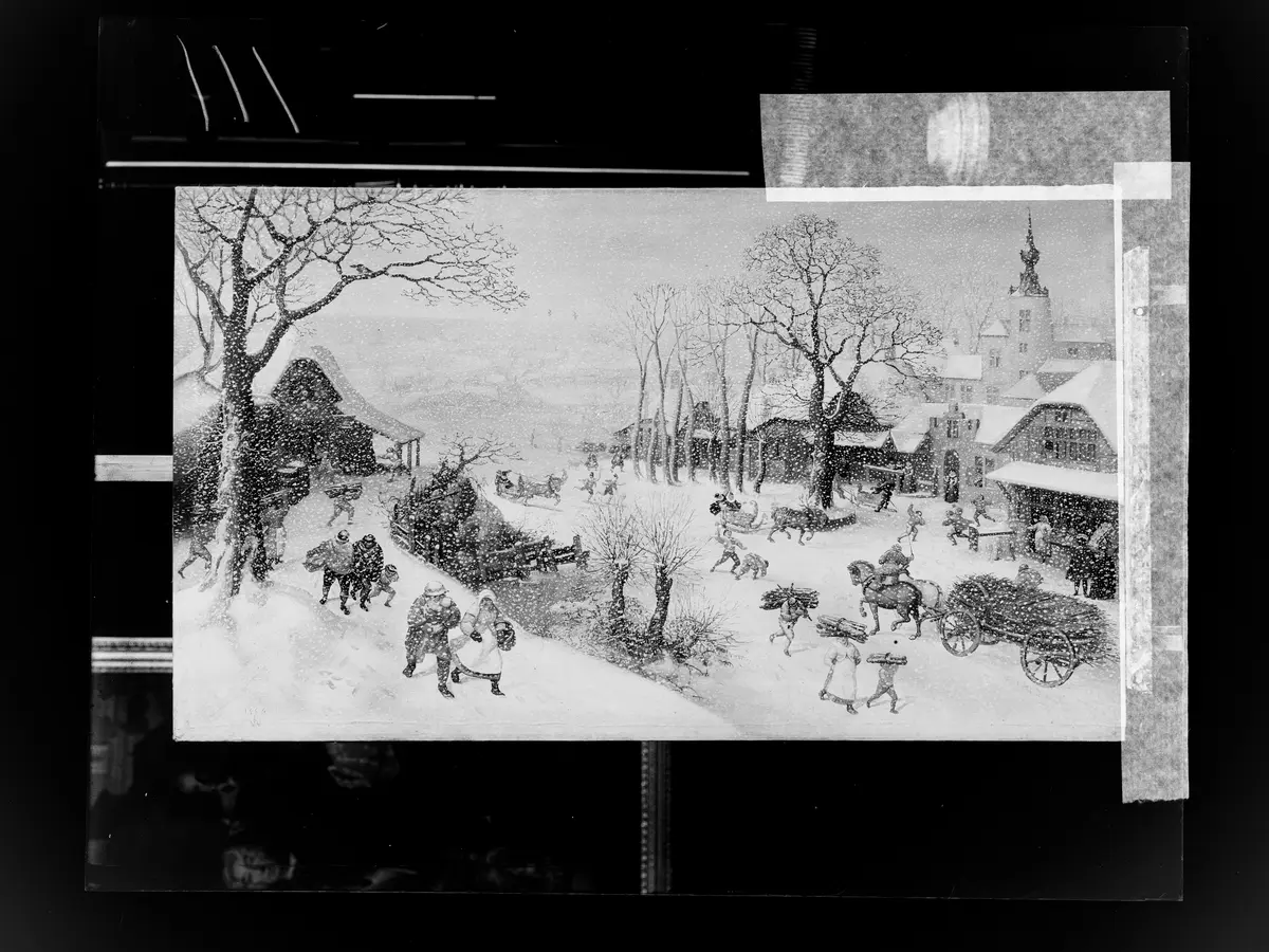 Winterlandschaft (Jänner oder Februar)