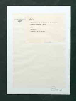 Auszug aus dem Regalomento des italienischen Unterrichtsministeriums für freien Eintritt in die italienischen Museen etc. vom 13. April 1902