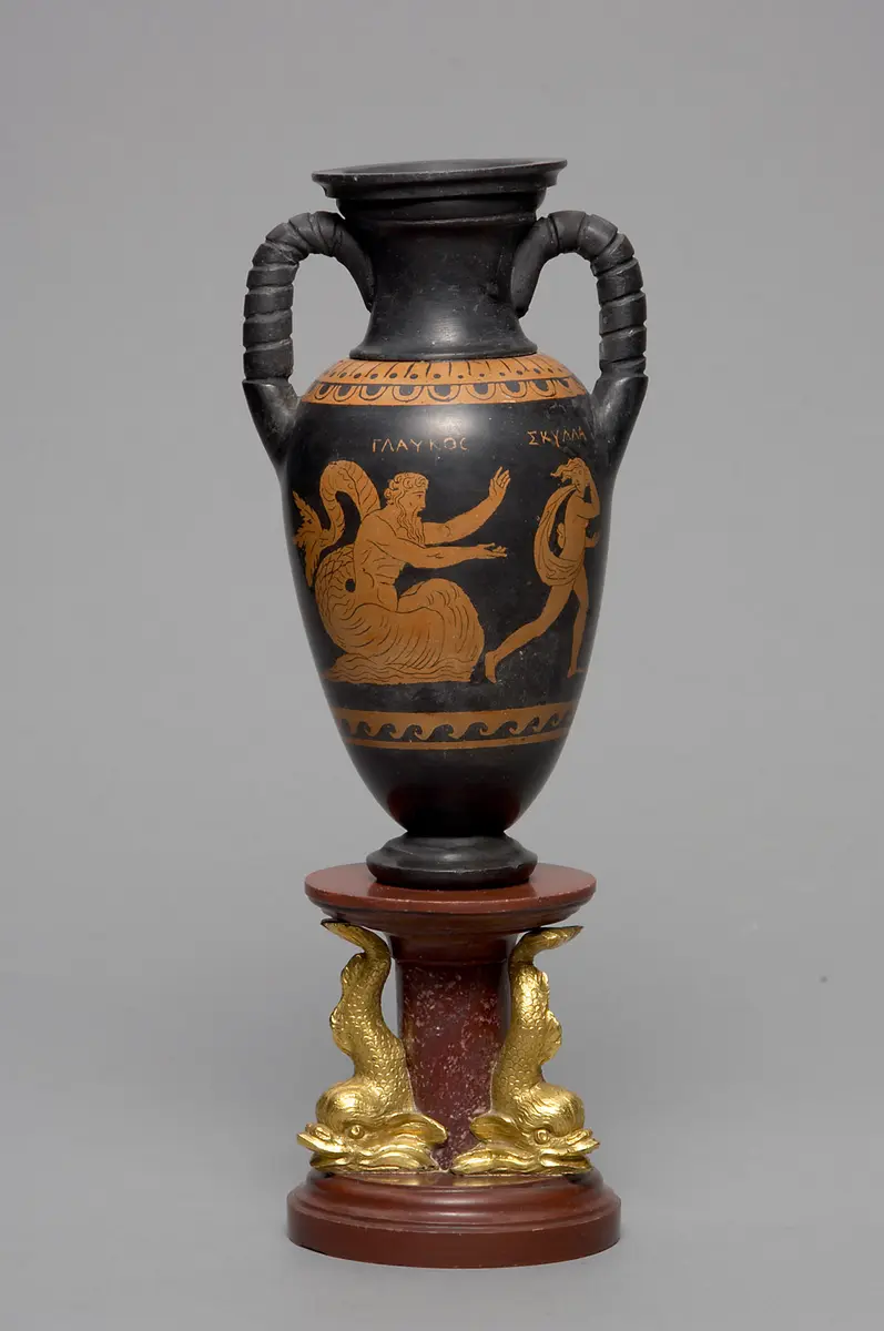 Vase der Ruinen von Paestum