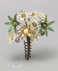 Blumenbukett mit Blüten aus Glas