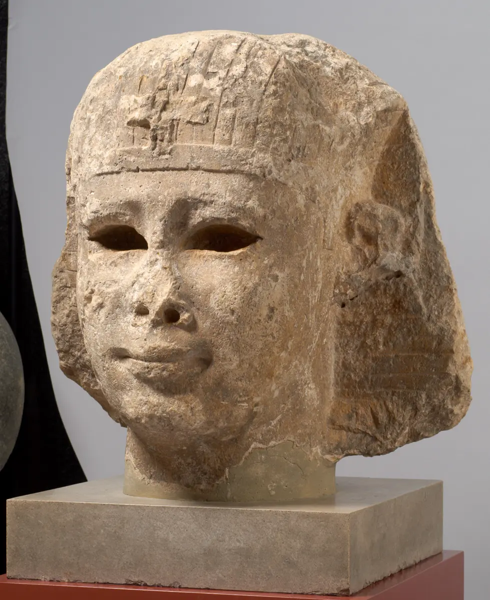 Colossal head from a royal statue 