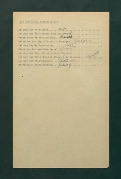 Instruktion für die der Administrationskanzlei unterstehende Werkstätte