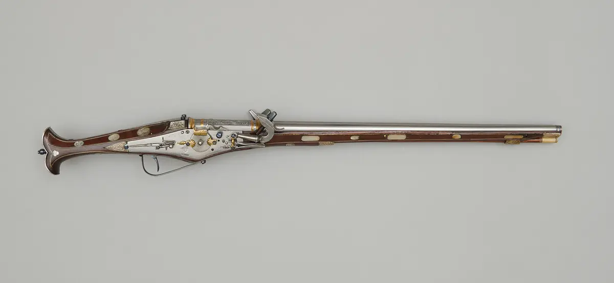 Doppelpistole mit Radschloss (Faustrohr)
