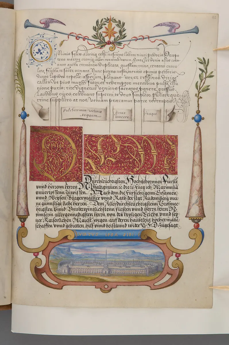 Schriftmusterbuch; 127 Blatt Pergament