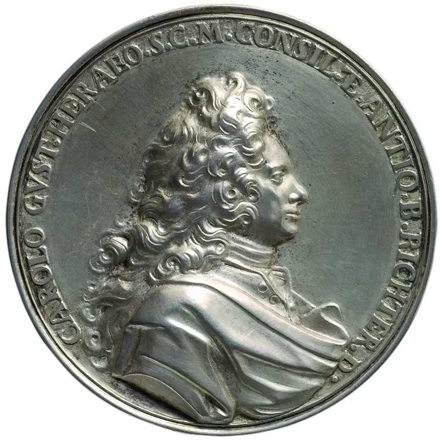 Carl Gustav Heraeus, Antiquitäteninspektor Kaiser Karls VI.