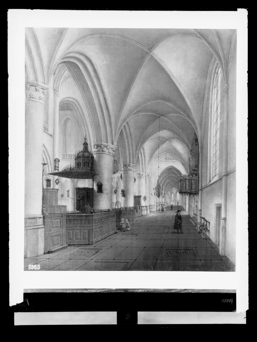 Inneres der St. Bavo-Kirche in Haarlem