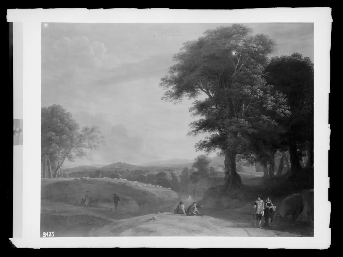 Landschaft mit Figuren