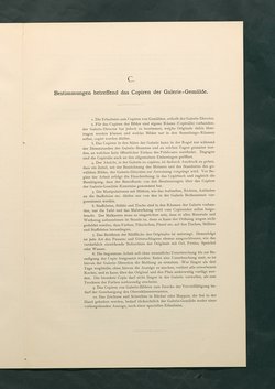 Bestimmungen für den Dienstbetrieb in den kunsthistorischen Sammlungen des Allerhöchsten Kaiserhauses