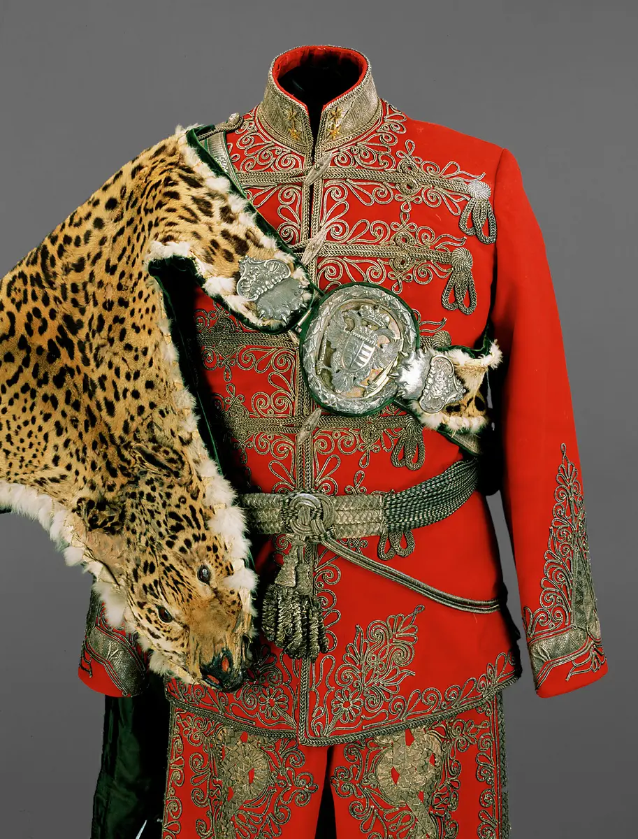 Court service uniform of an officer of the Royal Hungarian Life Guards