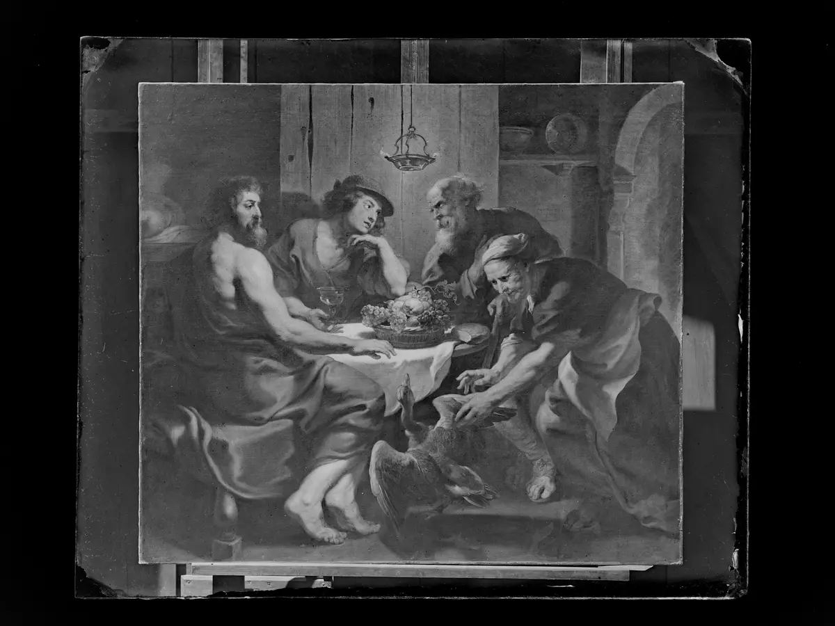 Jupiter und Merkur bei Philemon und Baucis