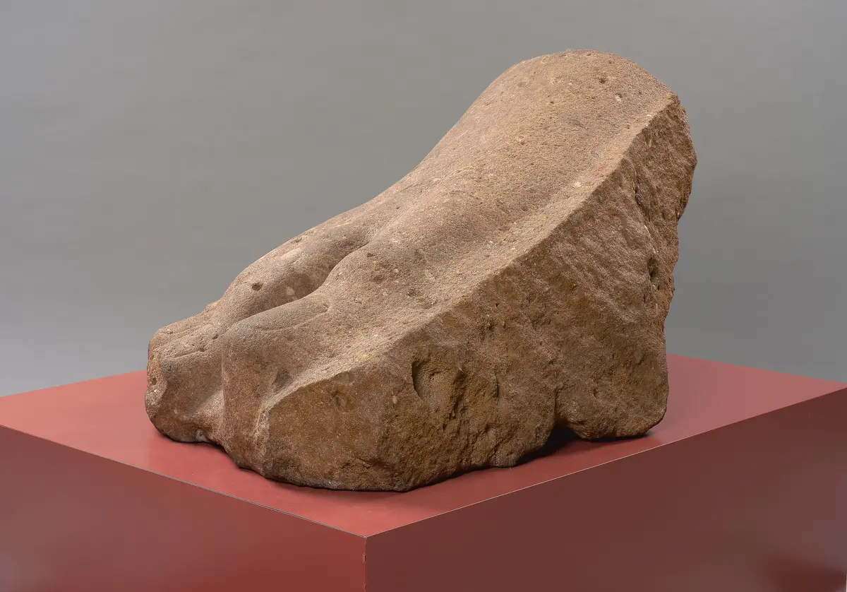 Rechter Vorderfuß einer Kolossalstatue