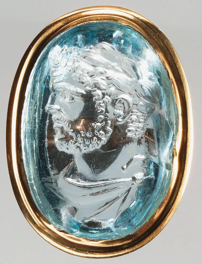 Büste des Caracalla mit Lorbeerkranz