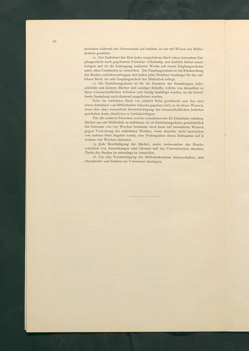 Bestimmungen für den Dienstbetrieb in den kunsthistorischen Sammlungen des Allerhöchsten Kaiserhauses