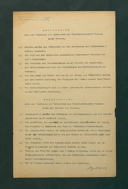 Bestimmungen über die Benutzung der Bibliothek des Kunsthistorischen Museums durch Externe und durch Beamte des Museums