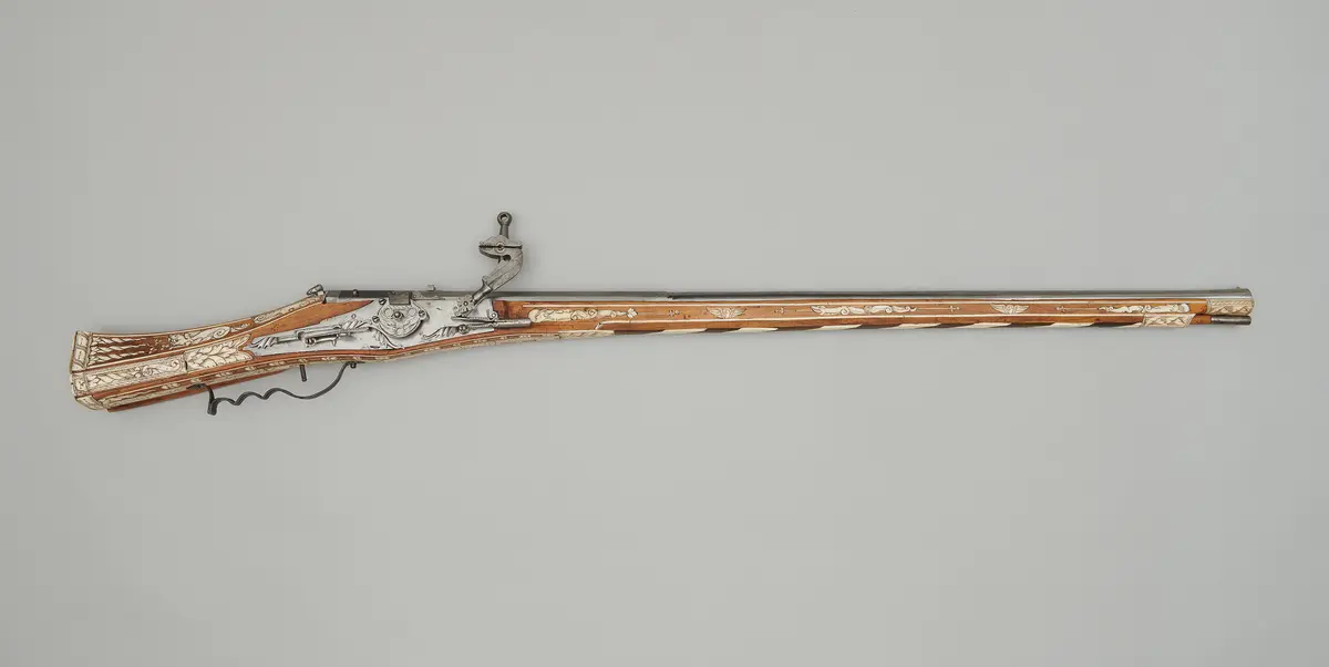 Hinterladegewehr mit Radschloss