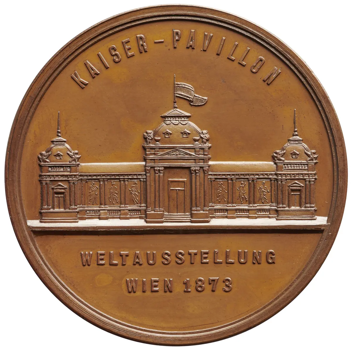 Wien: Medaille zur Erinnerung an die Weltausstellung 1873