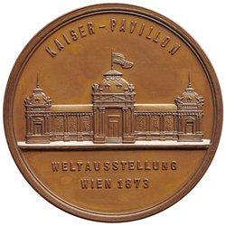 Wien: Medaille zur Erinnerung an die Weltausstellung 1873
