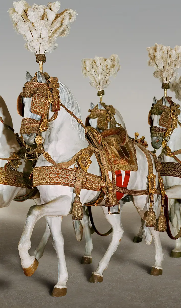 Harness for the eight horses who draw the Imperial Carriage