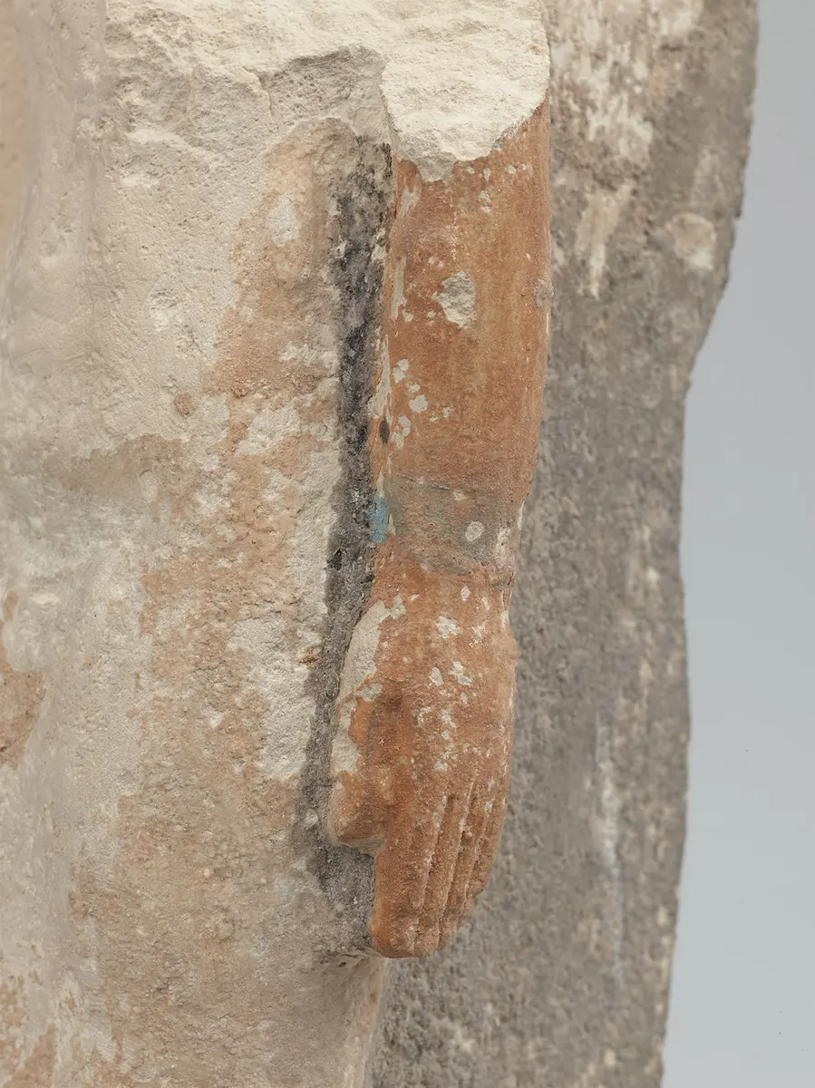 Kopflose Zweiergruppe des Schepses-ptah und seiner Frau Ni-si-redi