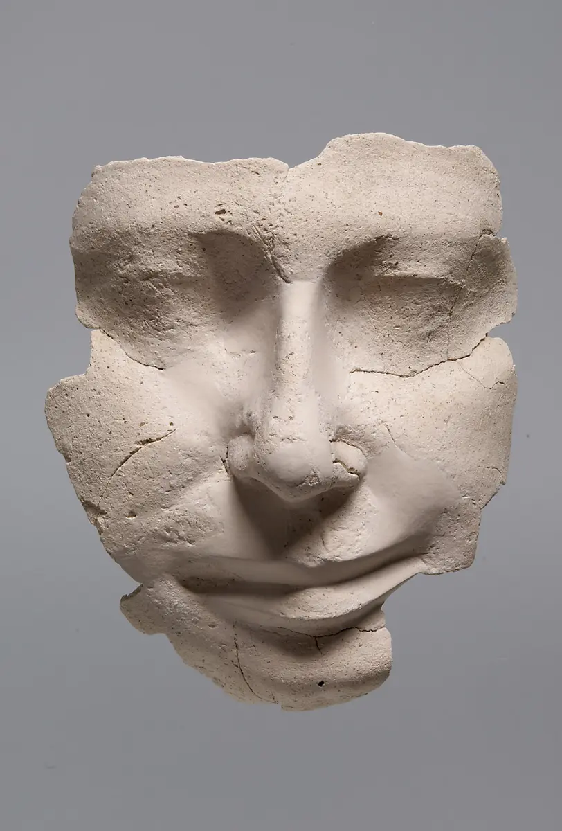 Stucküberzug von menschlichem Schädel