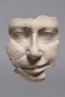 Stucküberzug von menschlichem Schädel