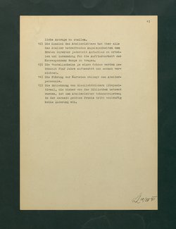Dienstordnung für das photographische Atelier und Reproduktionsangelegenheiten