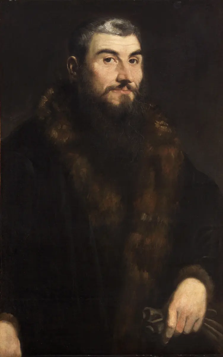 Portrait of a Man with Gloves