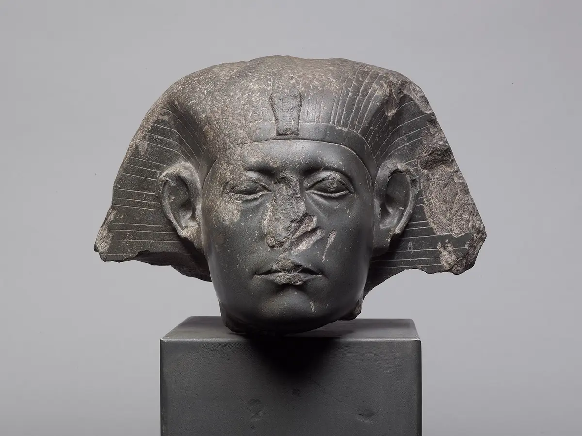 Head from a sphinx of Senwosret III 