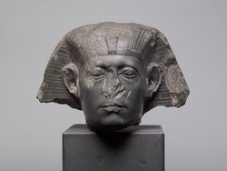 Head from a sphinx of Senwosret III 