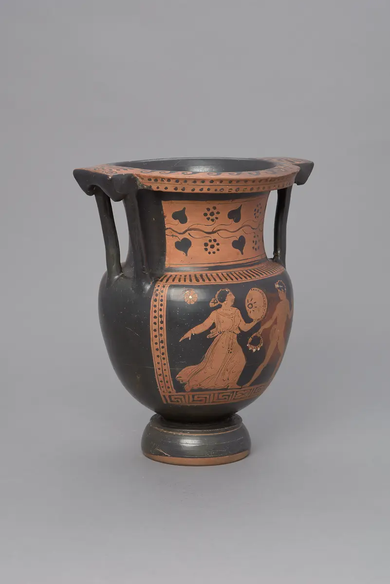 Mänade und Satyr