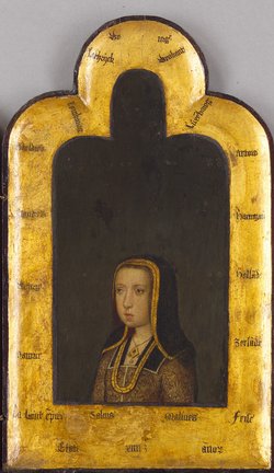 Diptychon: König Philipp I. der Schöne (1478-1506) als Sechzehnjähriger und Margarethe, die Schwester König Philipps I. des Schönen, im 14. Lebensjahr