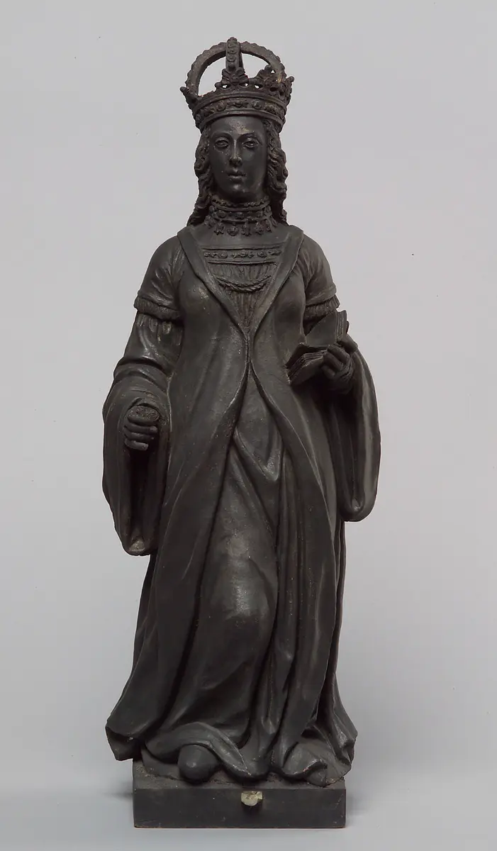 Elisabeth von Görz-Tirol, Statue, Statuette, Terracotta