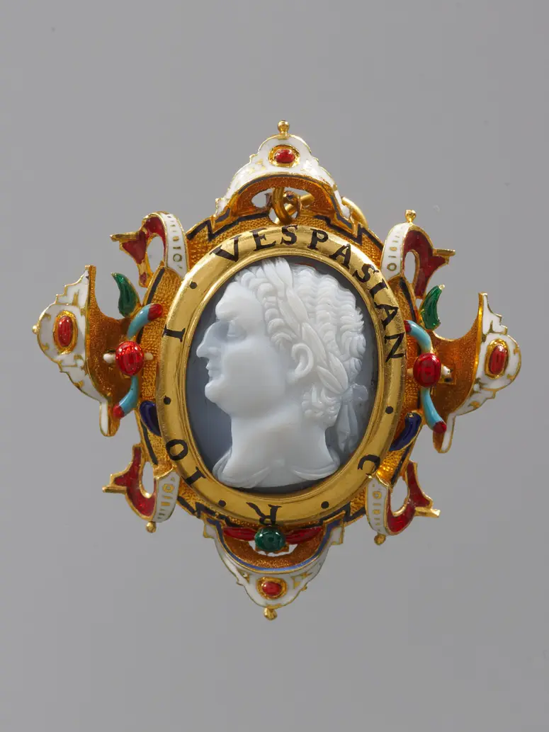 Vespasian. Aus einer Serie von zwölf römischen Imperatoren
