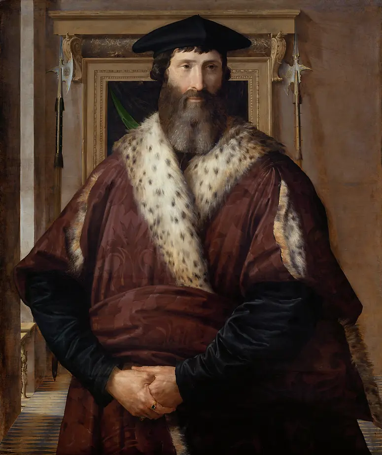 Bildnis eines Würdenträgers (früher: Condottiere Malatesta Baglione?)