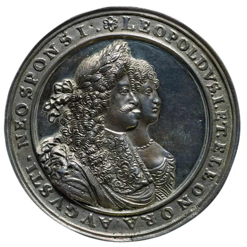 Habsburg: Kaiser Leopold I. und Eleonore Magdalena von Pfalz-Neuburg (dessen dritte Gemahlin)