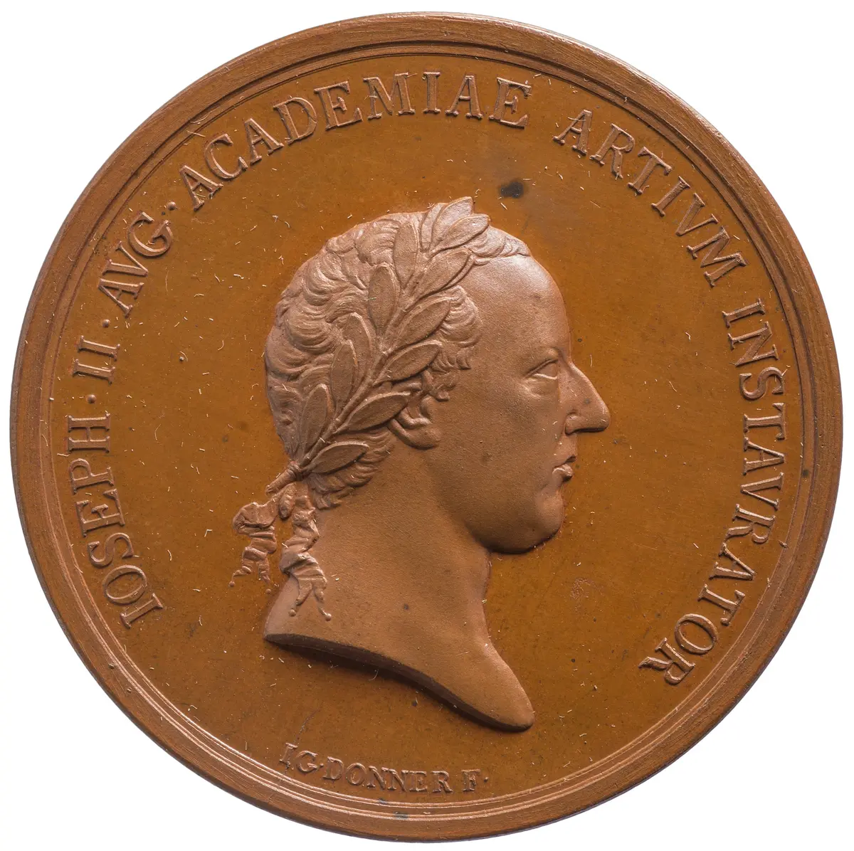 Medaille auf die Erweiterung der Akademie der Bildenden Künste in Wien