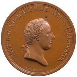 Medaille auf die Erweiterung der Akademie der Bildenden Künste in Wien