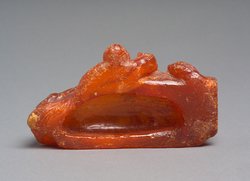 Geburt Christi, Statuette, Bernstein