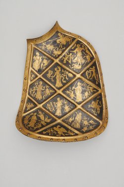Tartsche der Trophäengarnitur für das Realgestech