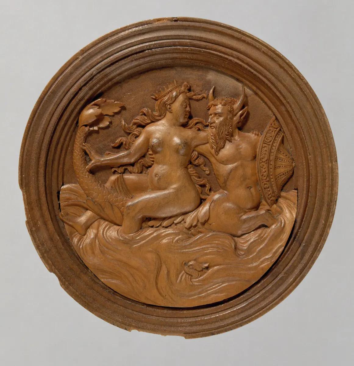Amymone von Neptun geraubt; Spielstein für das Brettspiel für den 