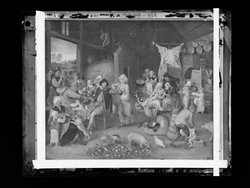 Bauernstube mit vornehmen Besuchern