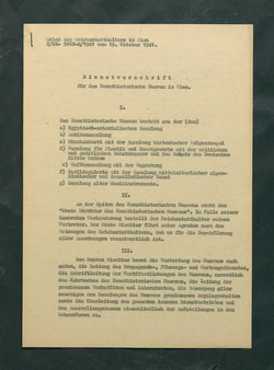 Dienstvorschrift für das Kunsthistorische Museum in Wien